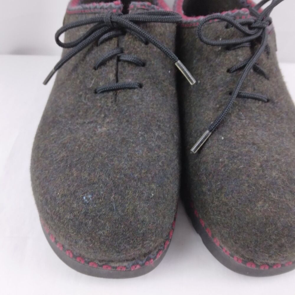 Wild n Wooly by Stegmann Shoes Gray Pure New Wool Germany Women's Size US 7 - Picture 5 of 15